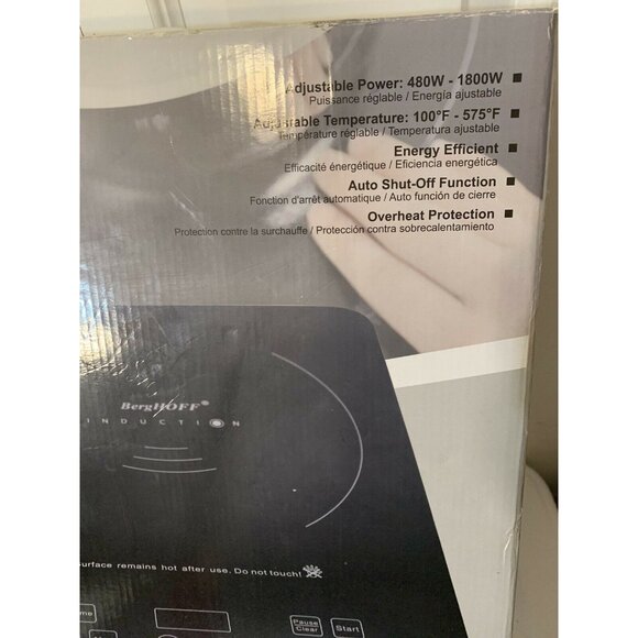 New Berghoff Tronic XL Induction Stove TFK,‎ Black - Picture 4 of 8